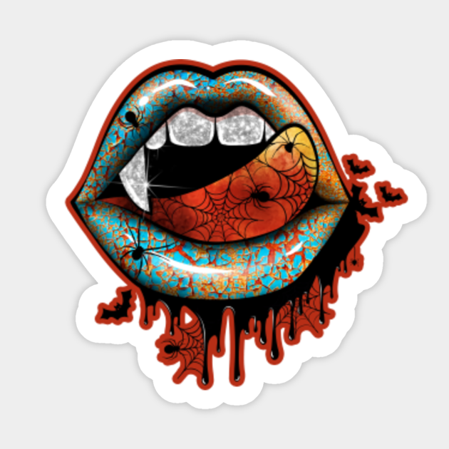 Vampire Teeth Vampire Teeth Sticker TeePublic